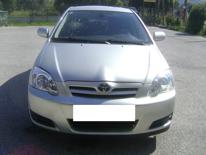 Αλλαγή Παρμπρίζ εμπρόσθιου σε Toyota Corolla
